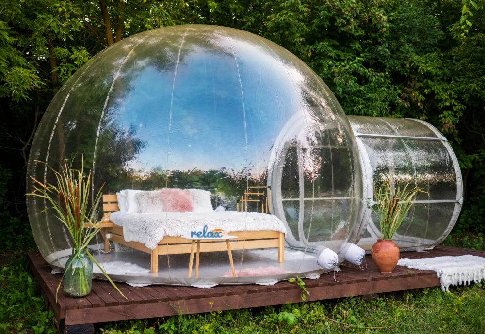 large bubble tent