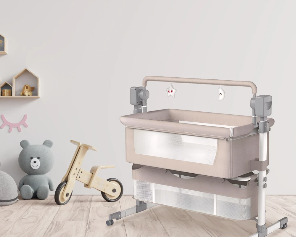 automatic rocking bassinet cradle